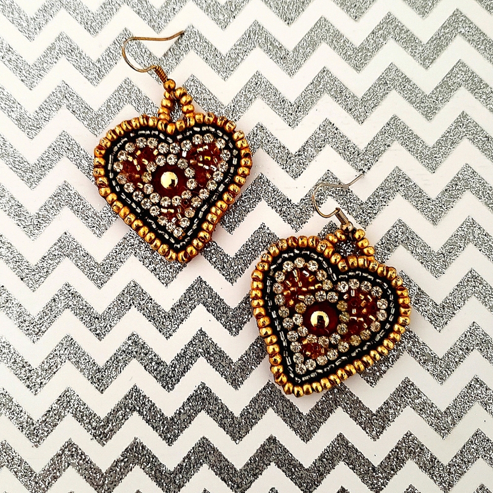 "Mon Coeur" Handmade earrings